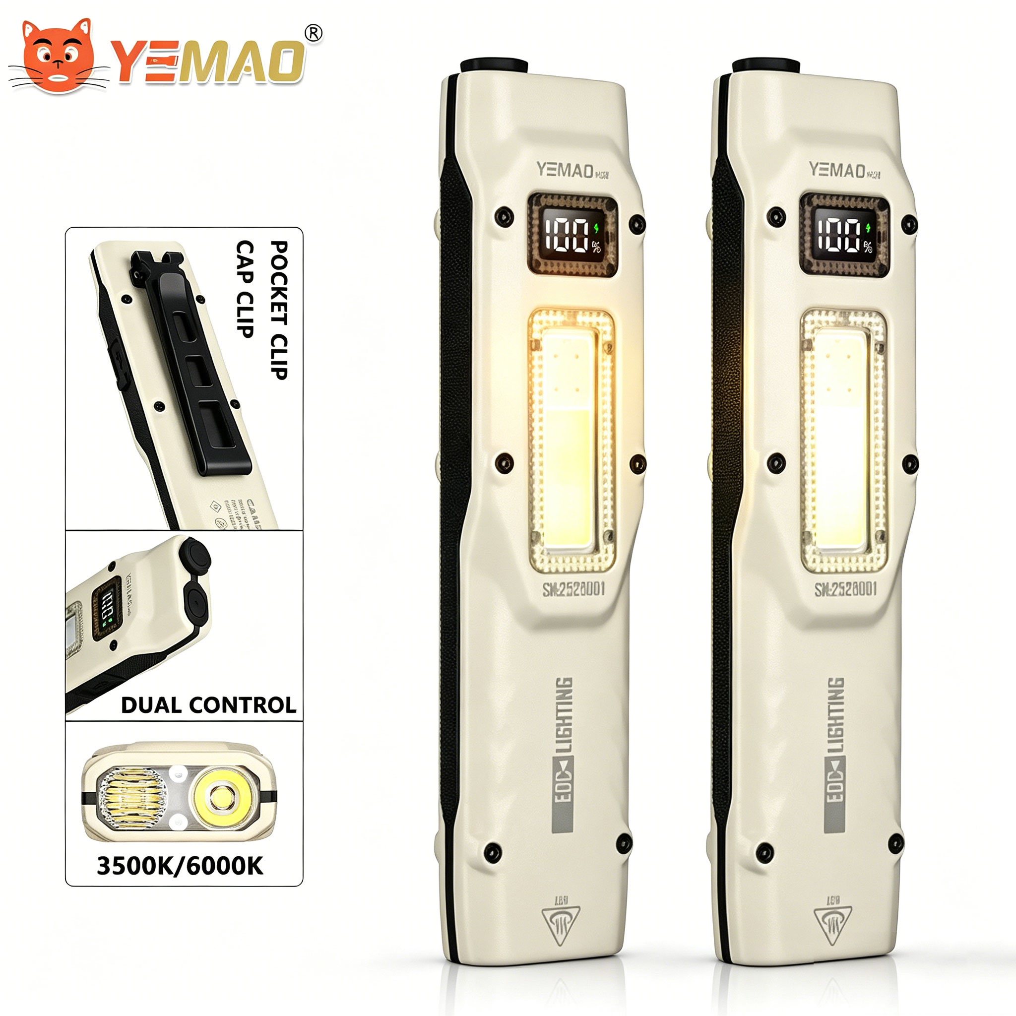 Outdoor Lighting Usa - المحمولة 880LM YEMAO M28 رقيقة جدا