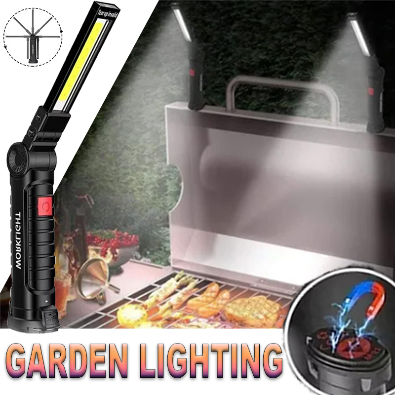 Outdoor Lighting Usa - مصباح يدوي LED محمول مع خطاف
