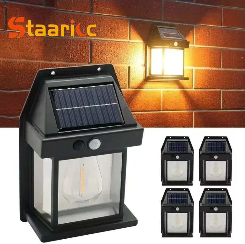 Outdoor Lighting Traditional - مصباح جداري خارجي يعمل بالطاقة الشمسية
