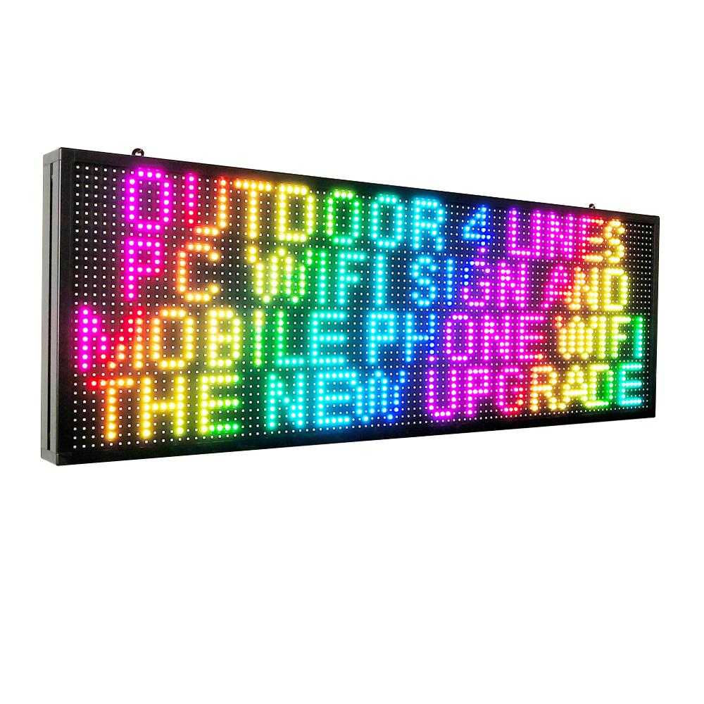 Outdoor Lighting For Store - P5 متجر الأعمال LED لوحة الإعلانات
