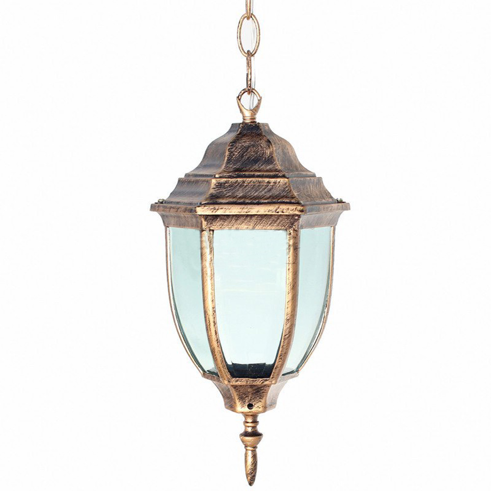 Outdoor Lighting Bronze - مصباح معلق خارجي مقاوم للماء بتصميم