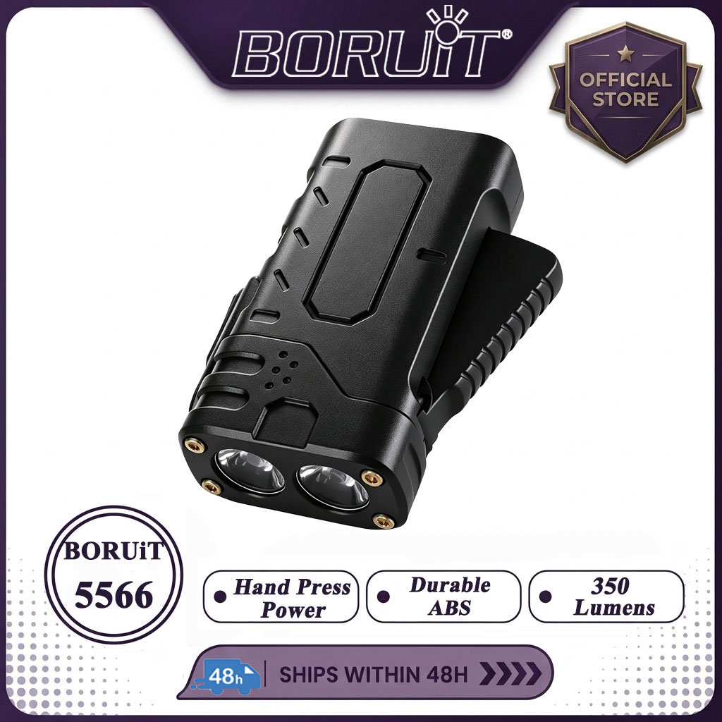 Outdoor Lighting Usa - مصباح يدوي BORUIiT يعمل بالطاقة الذاتية