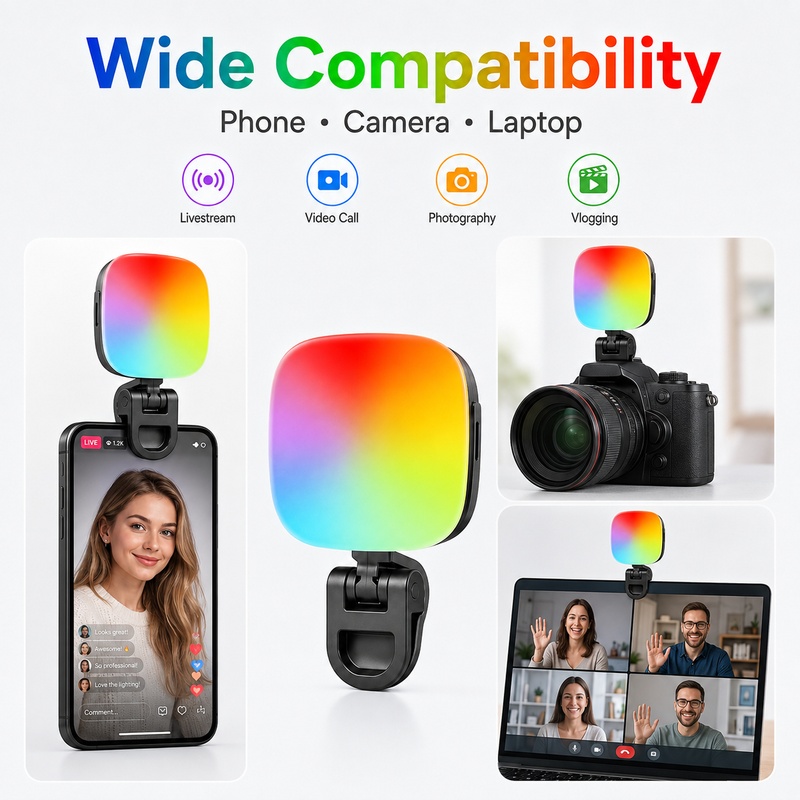 Outdoor Lighting Video - مصباح إضاءة LED محمول RGB للتصوير