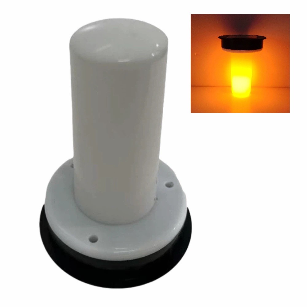 Fire Torch Solar - مصباح شمسي واقعي بتأثير اللهب يعمل