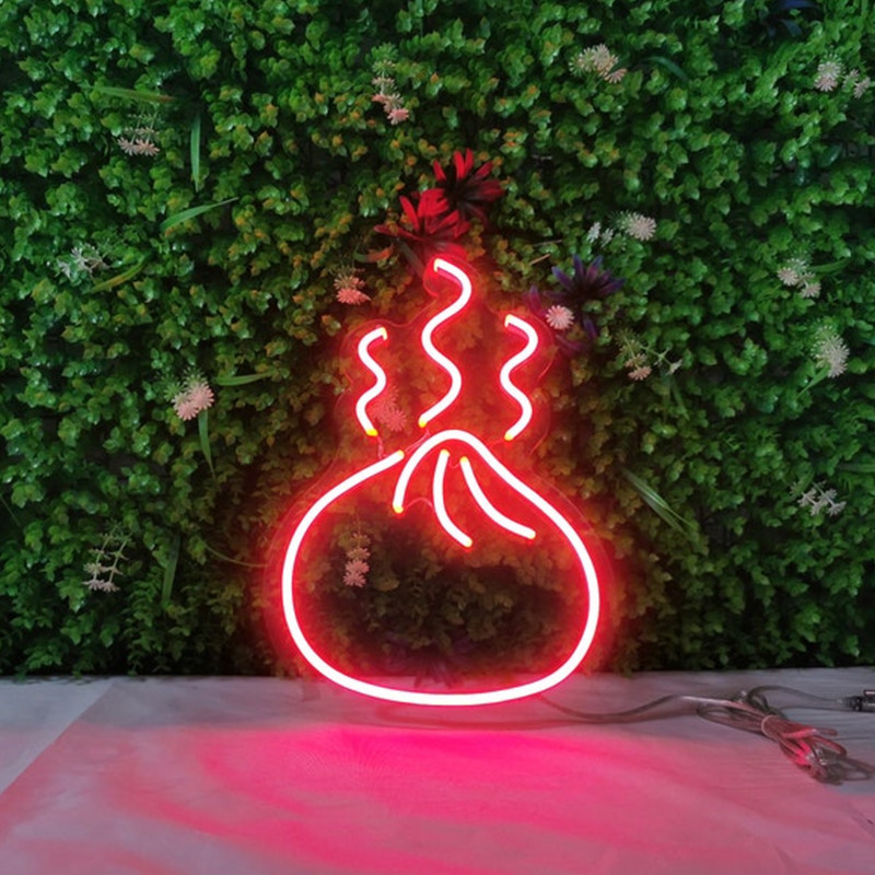 Outdoor Lighting Bunnings - لافتة نيون مخصصة على شكل زلابية
