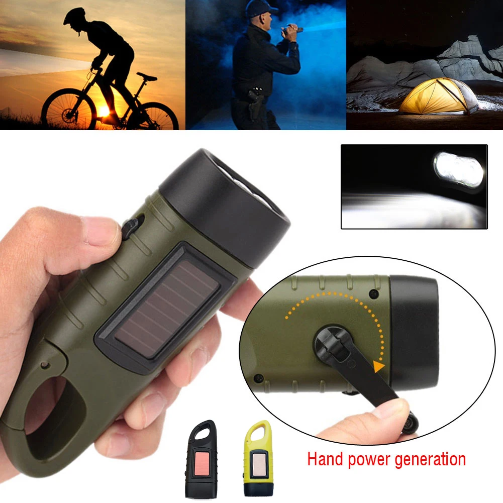 Fire Torch Solar - مصباح يدوي LED يعمل بالطاقة الشمسية