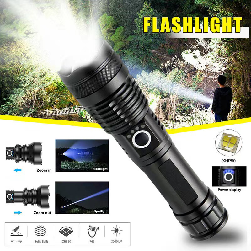Outdoor Lighting Usa - عالية الطاقة XHP70 مصباح ليد جيب