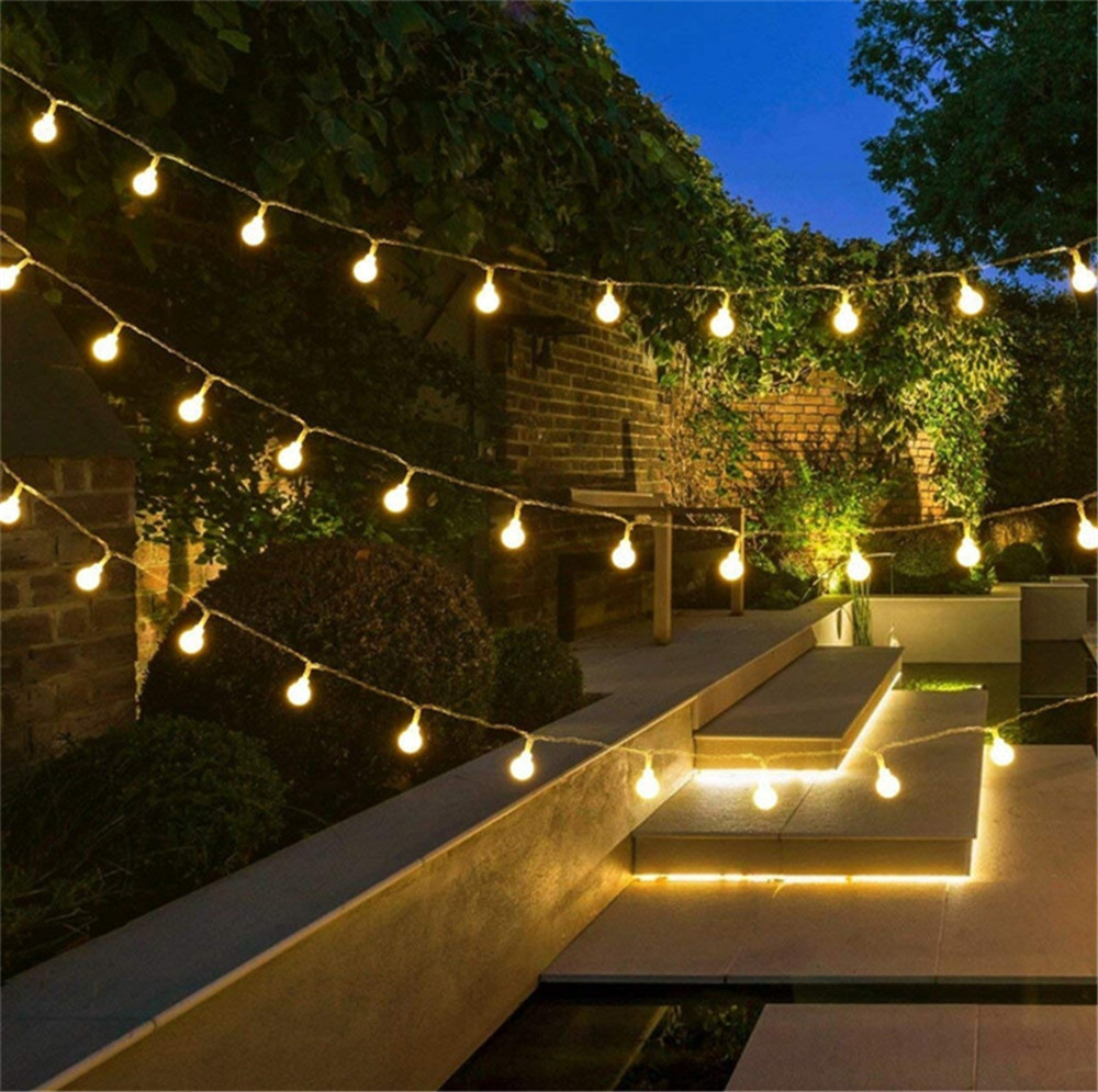 أضواء خيطية تعمل بالطاقة الشمس - مراجعة Outdoor Lighting Design وسعره