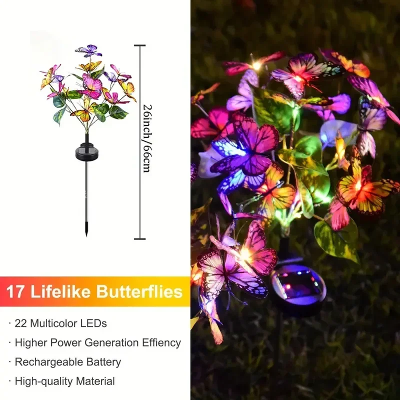 أضواء حديقة الفراشة LED بالطاق - مراجعة Outdoor Lighting Traditional وسعره