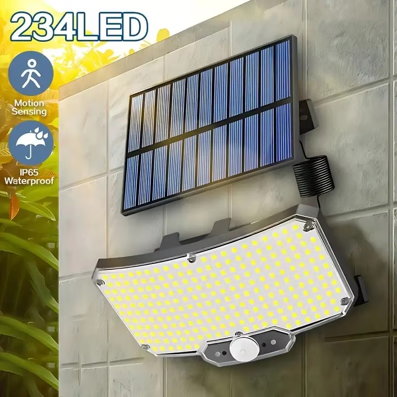 مصباح شمسي خارجي بـ 234 مصباح  - مراجعة Outdoor Lighting Sensor وسعره