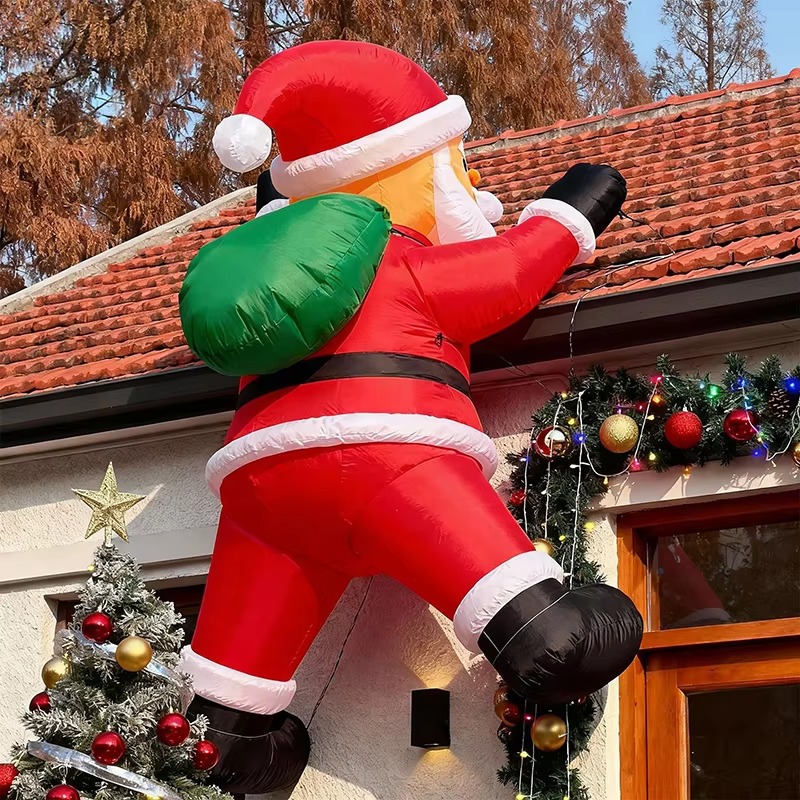 سانتا كلوز قابل للنفخ معلق بإض - مراجعة Outdoor Lighting For Store وسعره
