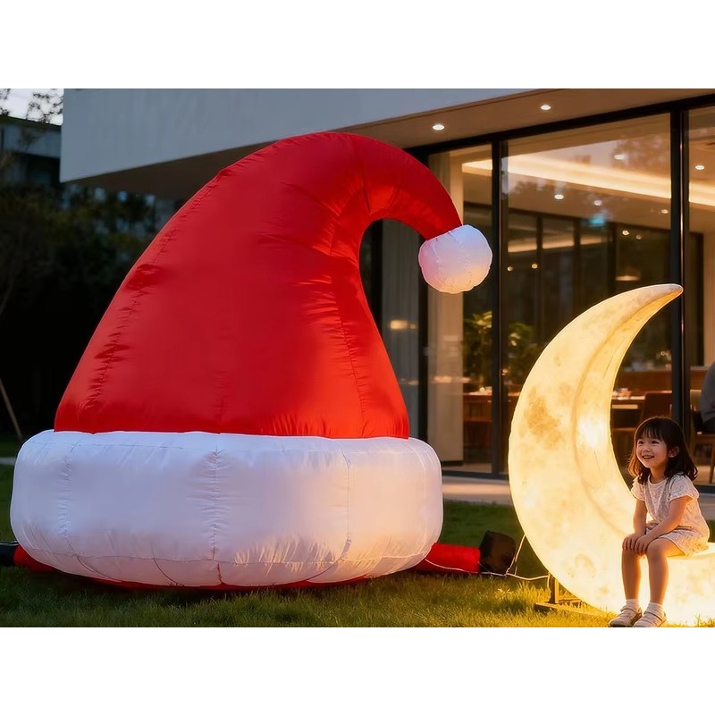 سانتا كلوز قابل للنفخ معلق بإض - مراجعة Outdoor Lighting For Store وسعره