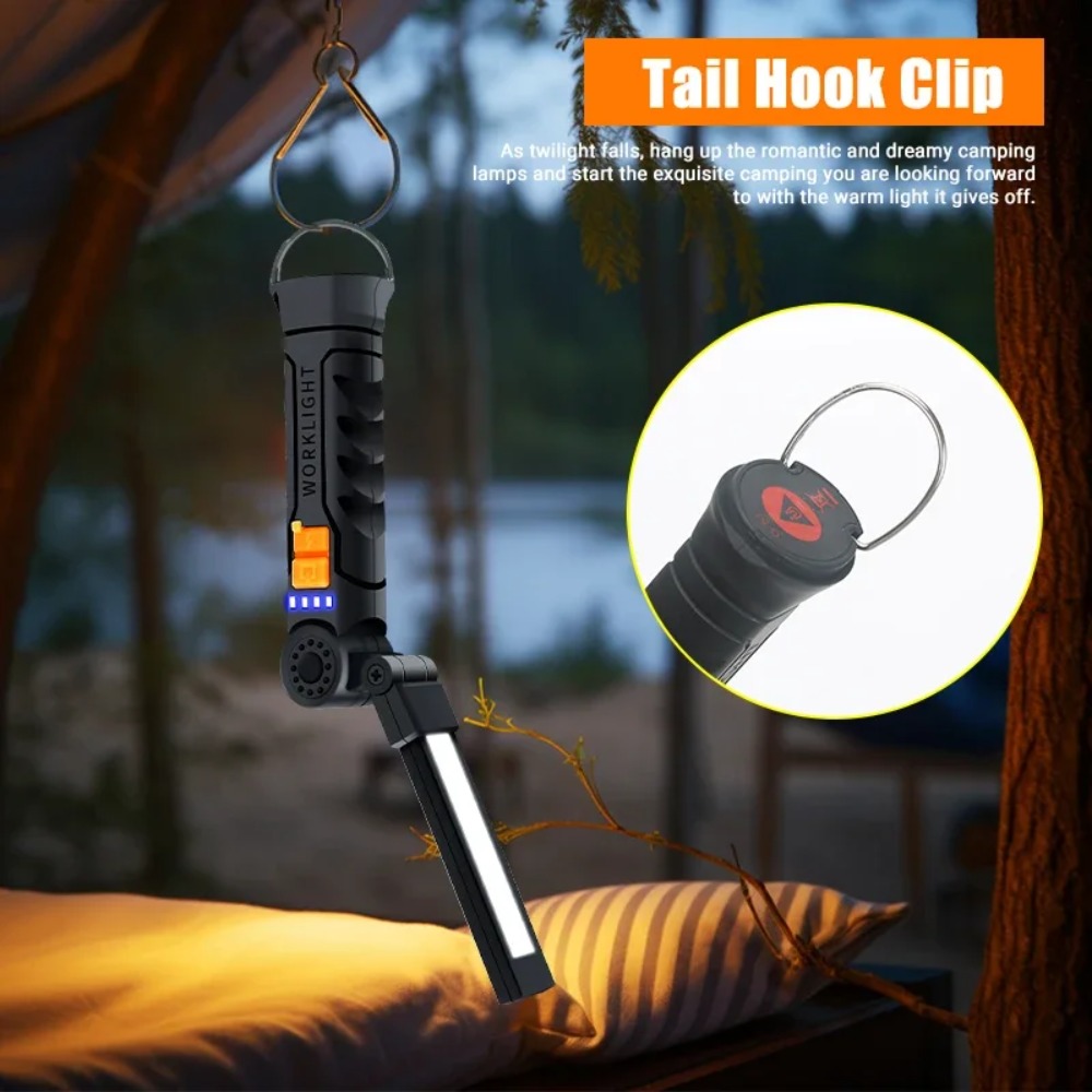 مصباح يدوي COB LED محمول USB ق - مراجعة Outdoor Lighting Usa وسعره