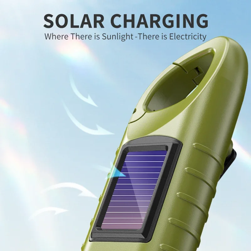 المحمولة مصباح ليد جيب خيمة ضو - مراجعة Fire Torch Solar وسعره
