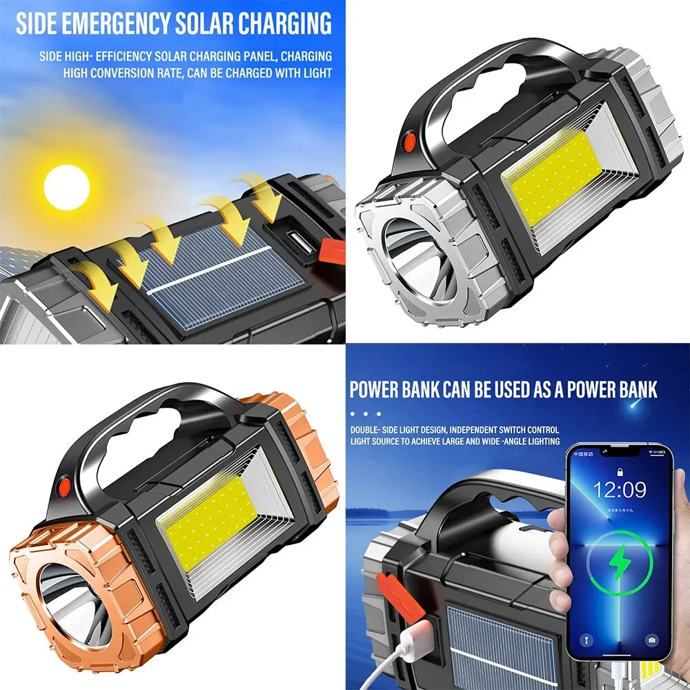 مصباح يدوي LED شمسي عالي الطاق - مراجعة Outdoor Lighting Usa وسعره