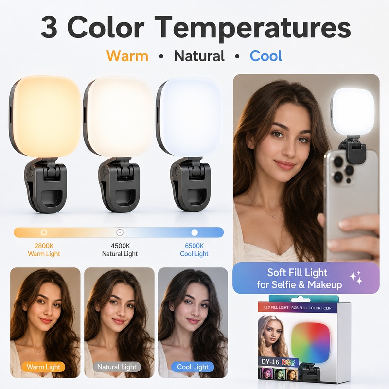 مصباح إضاءة LED محمول RGB للتص - مراجعة Outdoor Lighting Video وسعره