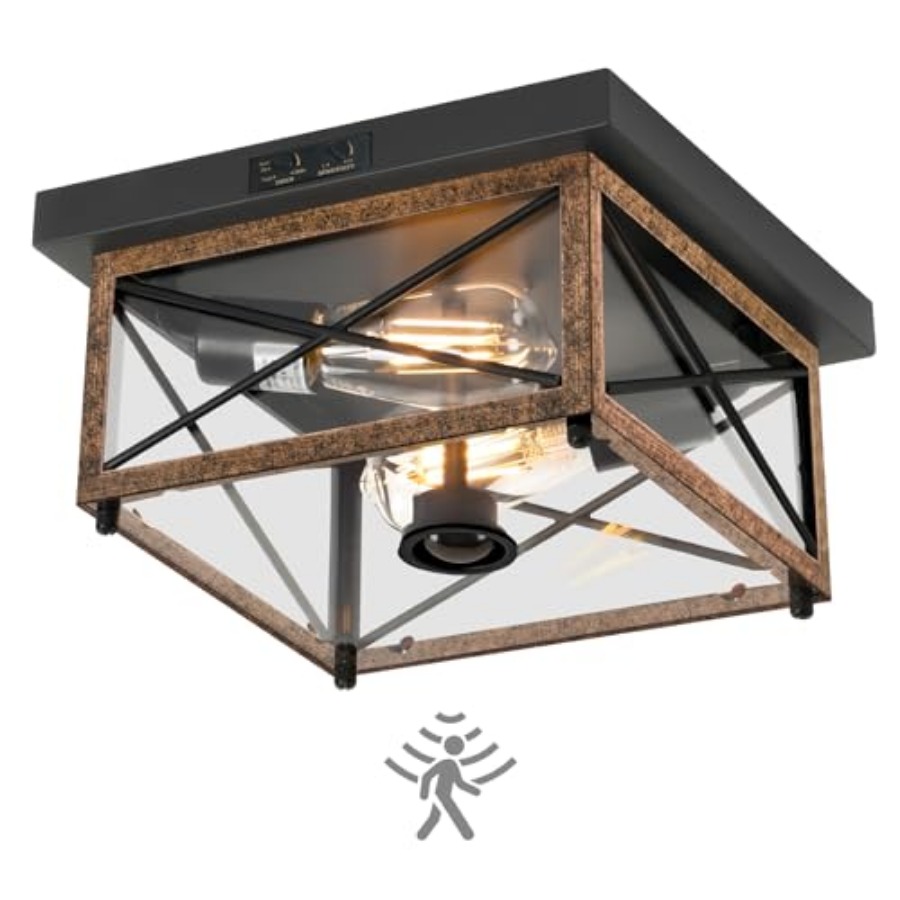مصباح سقف خارجي مع مستشعر حركة - مراجعة Outdoor Lighting Sensor وسعره