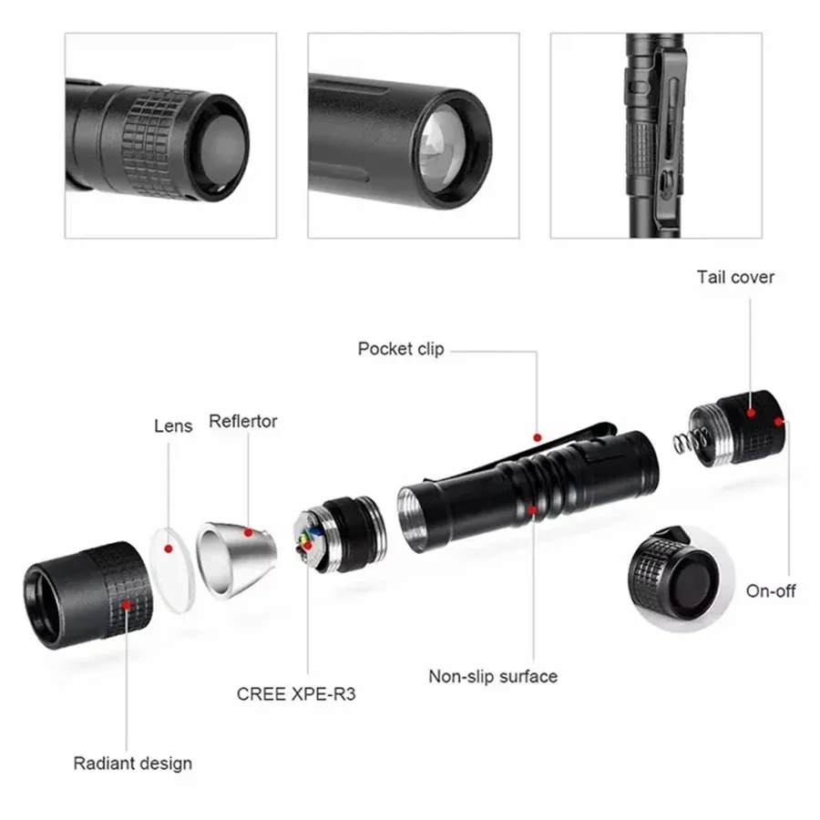 1-4 قطعة قلم LED صغير محمول ضو - مراجعة Outdoor Lighting Usa وسعره