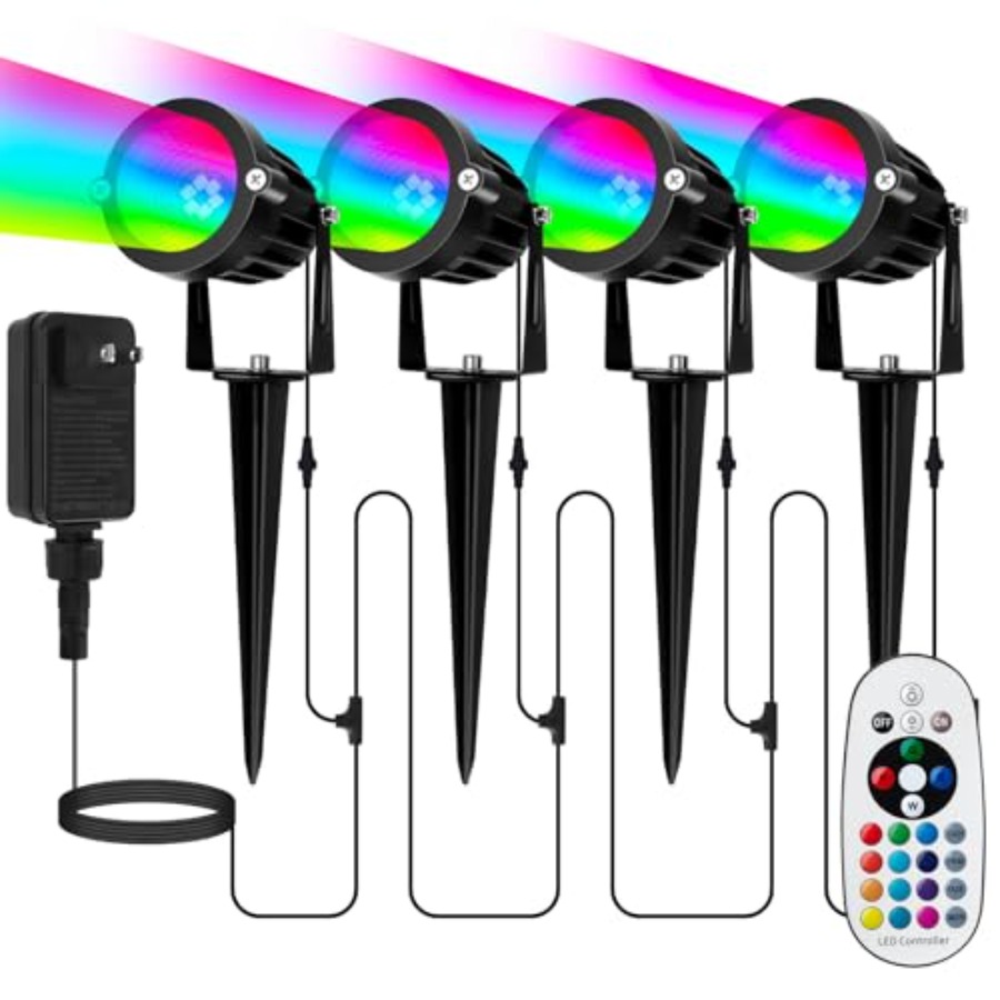 إضاءة خارجية للهالوين وعيد الم - مراجعة Outdoor Lighting Kit With Transformer وسعره
