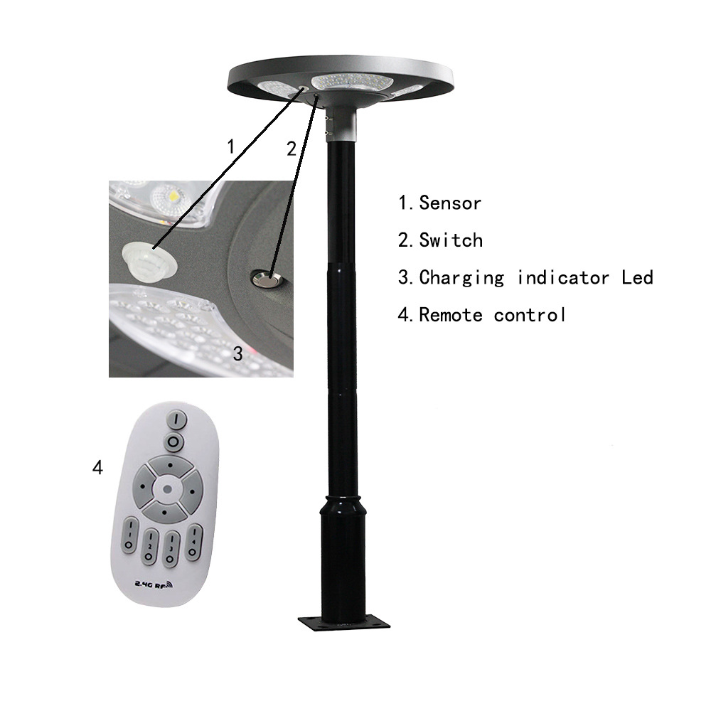 مصباح حديقة شمسي LED مقاوم للم - مراجعة Outdoor Lighting Sensor وسعره