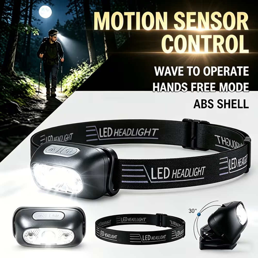 مصباح رأس فائق السطوع محمول بت - مراجعة Outdoor Lighting Sensor وسعره
