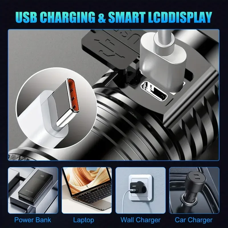 التكتيكية مصباح ليد جيب 2000LM - مراجعة Outdoor Lighting Usa وسعره